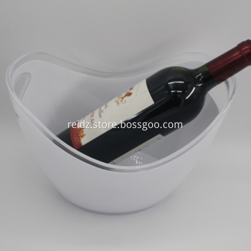 Double ice champagne bucket in shaopping mall
